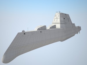 Uss Zumwalt DDG-1000 3D Model