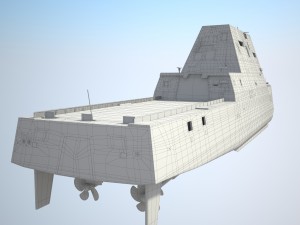 Uss Zumwalt DDG-1000 3D Model