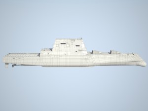 Uss Zumwalt DDG-1000 3D Model