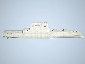 Uss Zumwalt DDG-1000 Modelo 3D