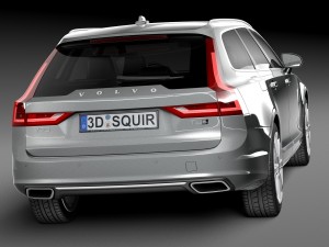 Volvo V90 Estate 2017 3D Модель