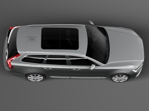 Volvo V90 Estate 2017 3D Модель