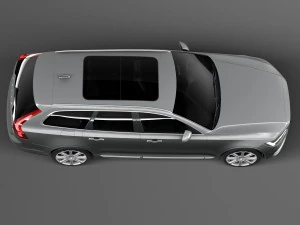 Volvo V90 Estate 2017 3D Model