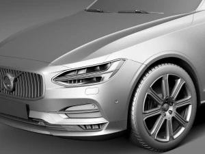 Volvo V90 Estate 2017 3D Model