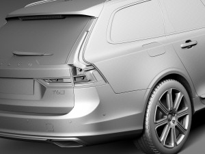 Volvo V90 Estate 2017 3D Модель