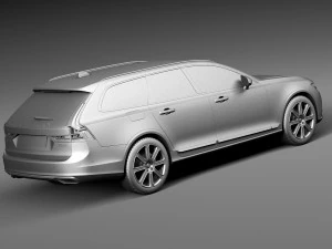 Volvo V90 Estate 2017 3D Model