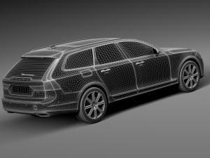 Volvo V90 Estate 2017 3D Модель