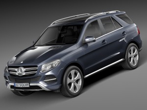 Mercedes-Benz GLE 2016 Modelo 3D