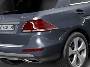 Mercedes-Benz GLE 2016 Modello 3D