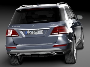 Mercedes-Benz GLE 2016 Modello 3D