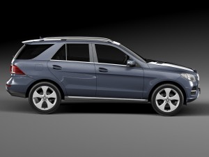 Mercedes-Benz GLE 2016 Modello 3D