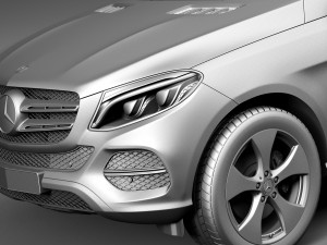 Mercedes-Benz GLE 2016 Modello 3D