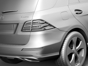 Mercedes-Benz GLE 2016 Modello 3D