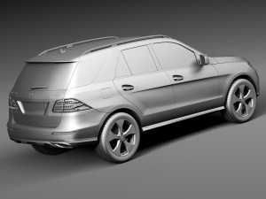 Mercedes-Benz GLE 2016 Modello 3D