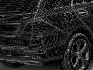 Mercedes-Benz GLE 2016 Modello 3D