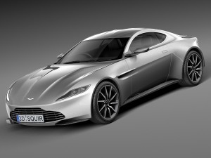 Aston Martin DB 10 2015 3D Model