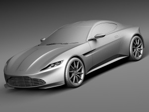Aston Martin DB 10 2015 3D Model