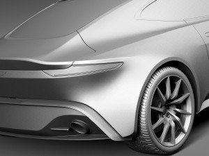 Aston Martin DB 10 2015 3D Model