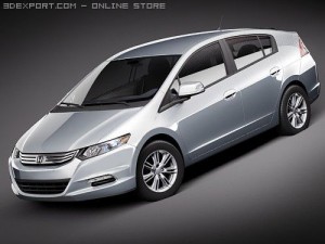 Honda Insight Hybrid 2010 3D Model