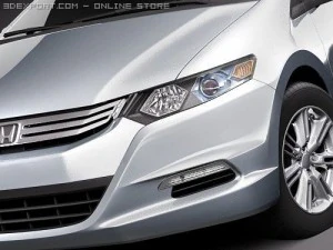 Honda Insight Hybrid 2010 3D Model