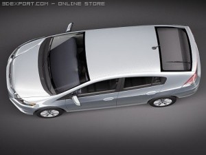 Honda Insight Hybrid 2010 Modello 3D