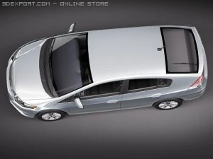 Honda Insight Hybrid 2010 3D Model
