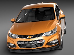 Chevrolet Cruze RS Hatchback 2016 3D-Modell