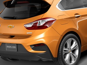 Chevrolet Cruze RS Hatchback 2016 3D-Modell