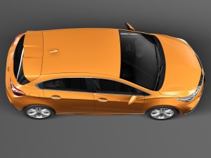 Chevrolet Cruze RS Hatchback 2016 3D-Modell