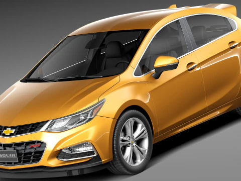 Chevrolet Cruze RS Hatchback 2016 Model 3D
