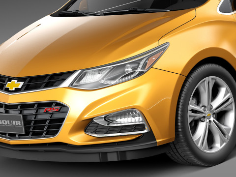 Chevrolet Cruze RS Hatchback 2016 3D Model