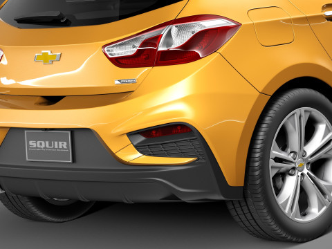 Chevrolet Cruze RS Hatchback 2016 3D Model