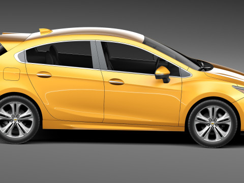 Chevrolet Cruze RS Hatchback 2016 3D Model