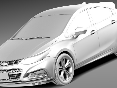 Chevrolet Cruze RS Hatchback 2016 3D Model