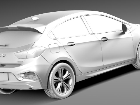 Chevrolet Cruze RS Hatchback 2016 3D Model