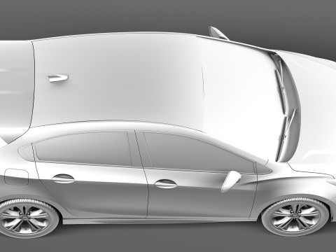 Chevrolet Cruze RS Hatchback 2016 3D Model