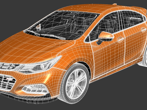 Chevrolet Cruze RS Hatchback 2016 3D Model