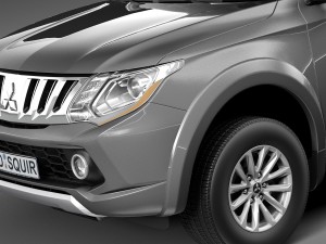 Mitsubishi L200 2016 Modelo 3D