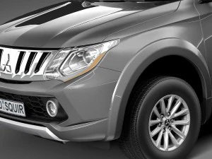 Mitsubishi L200 2016 3D Model