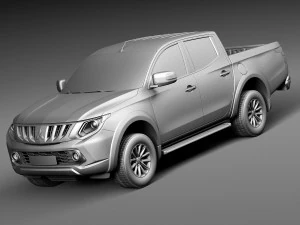 Mitsubishi L200 2016 3D Model
