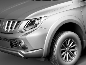 Mitsubishi L200 2016 Modelo 3D