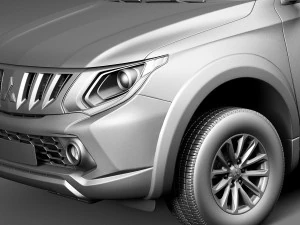 Mitsubishi L200 2016 3D Model