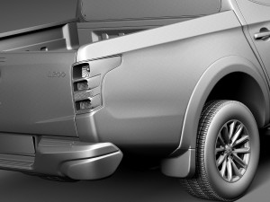Mitsubishi L200 2016 Modelo 3D