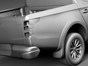 Mitsubishi L200 2016 3D Model