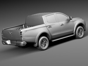 Mitsubishi L200 2016 Modelo 3D