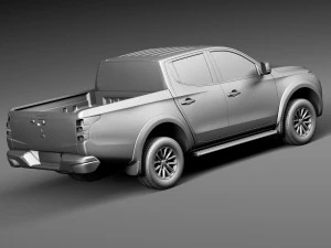 Mitsubishi L200 2016 3D Model