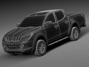 Mitsubishi L200 2016 3D Model