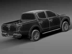 Mitsubishi L200 2016 3D Model