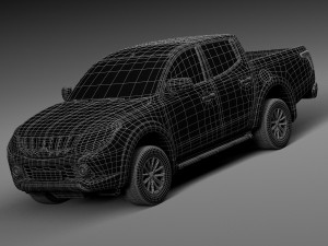 Mitsubishi L200 2016 Modelo 3D
