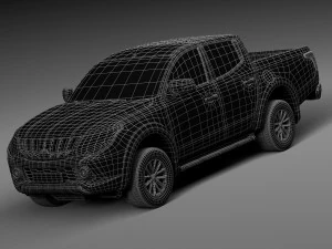 Mitsubishi L200 2016 3D Model